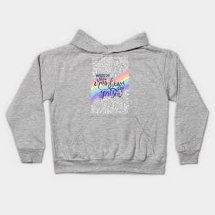 Rainbows Dad Joke Kids Hoodie